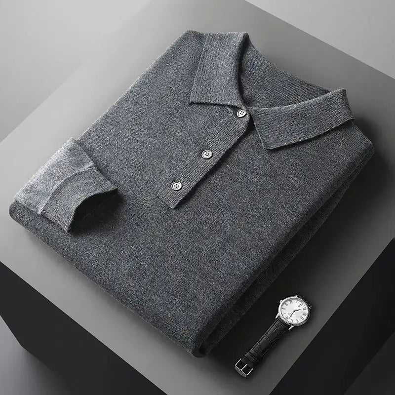 100% cashmere polo