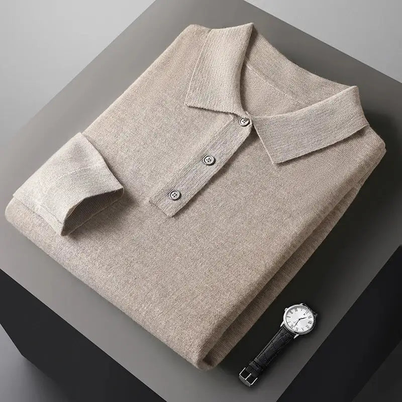 100% cashmere polo