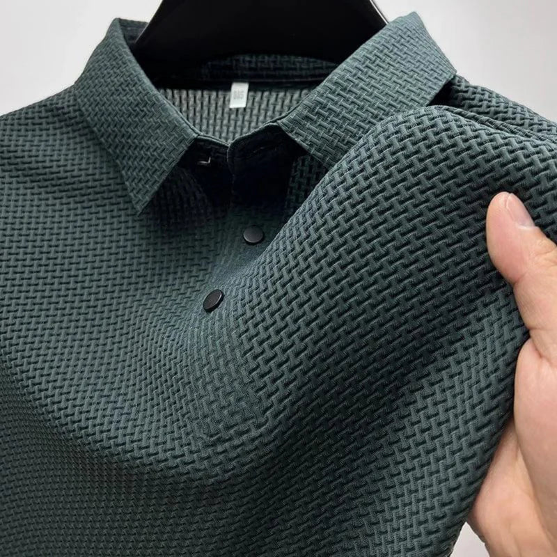Prestigio Silk Polo Shirt (Wrinkle-Resistant)