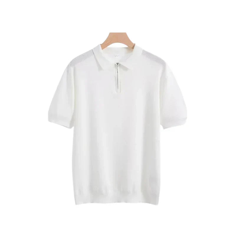 Marbella Zip-Up Polo Shirt