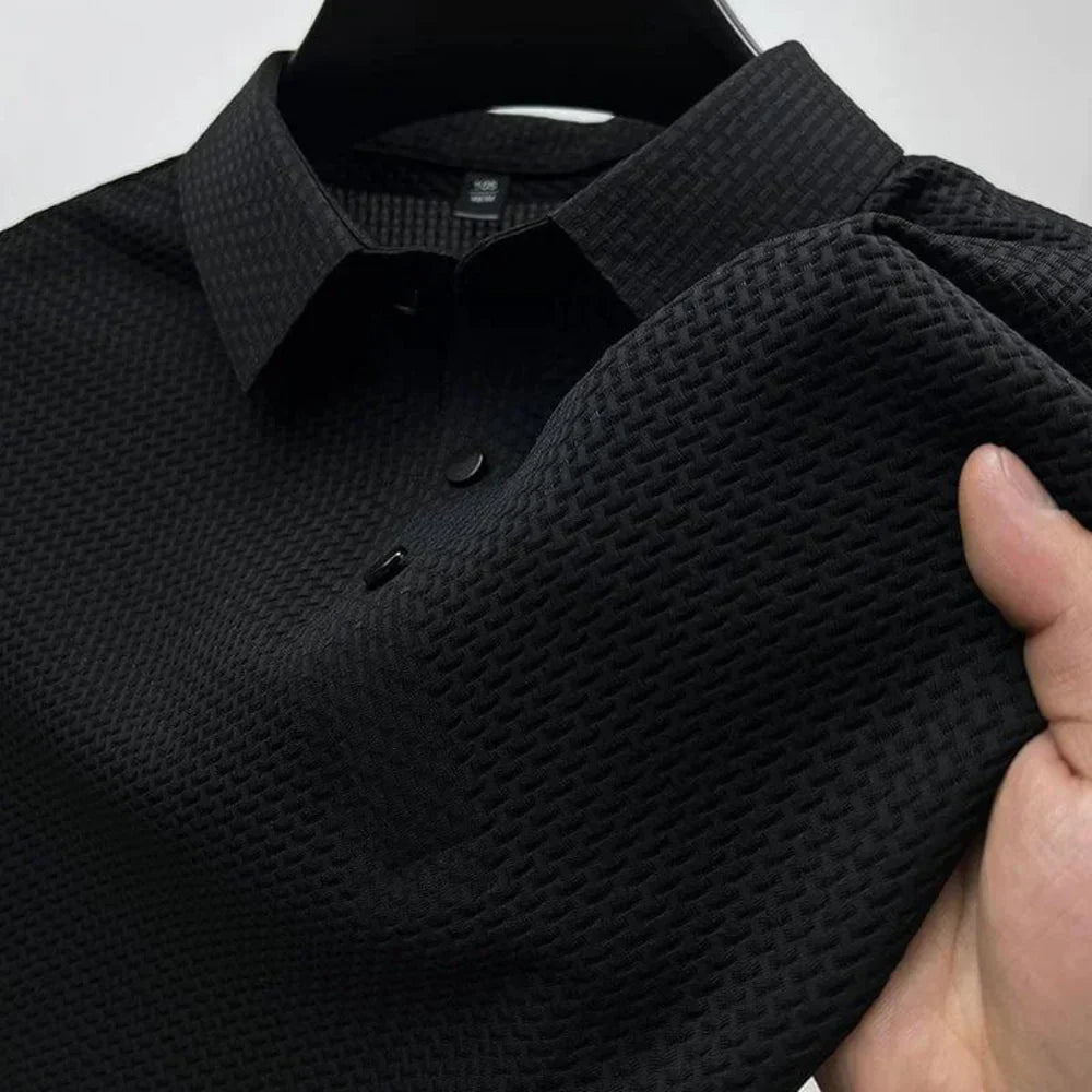 Prestigio Silk Polo Shirt (Wrinkle-Resistant)