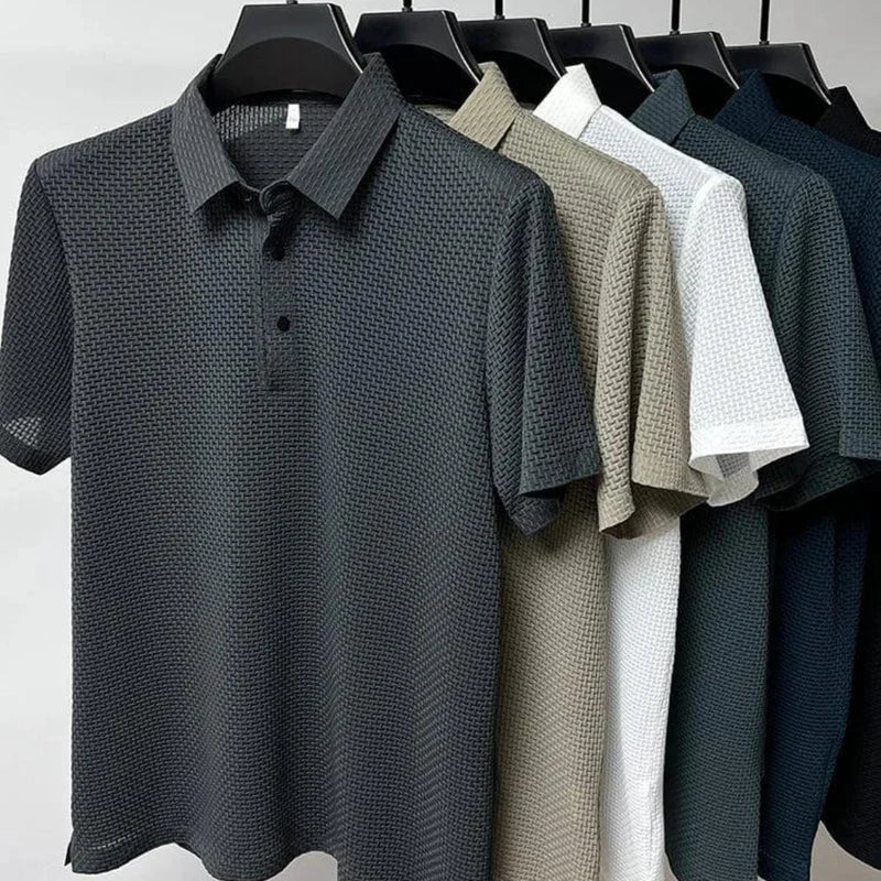 Prestigio Silk Polo Shirt (Wrinkle-Resistant)