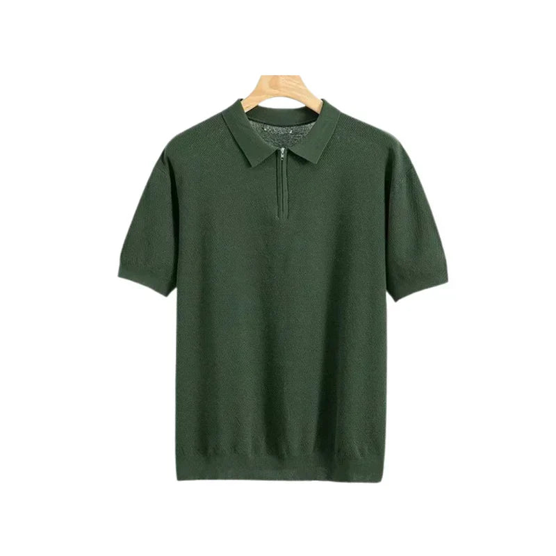 Marbella Zip-Up Polo Shirt
