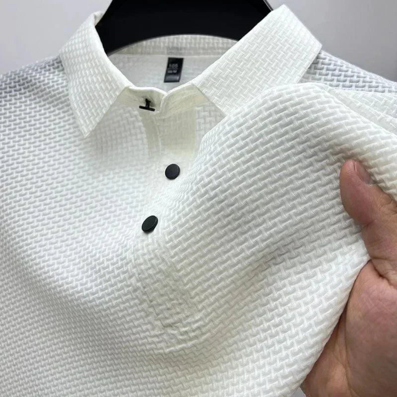 Prestigio Silk Polo Shirt (Wrinkle-Resistant)
