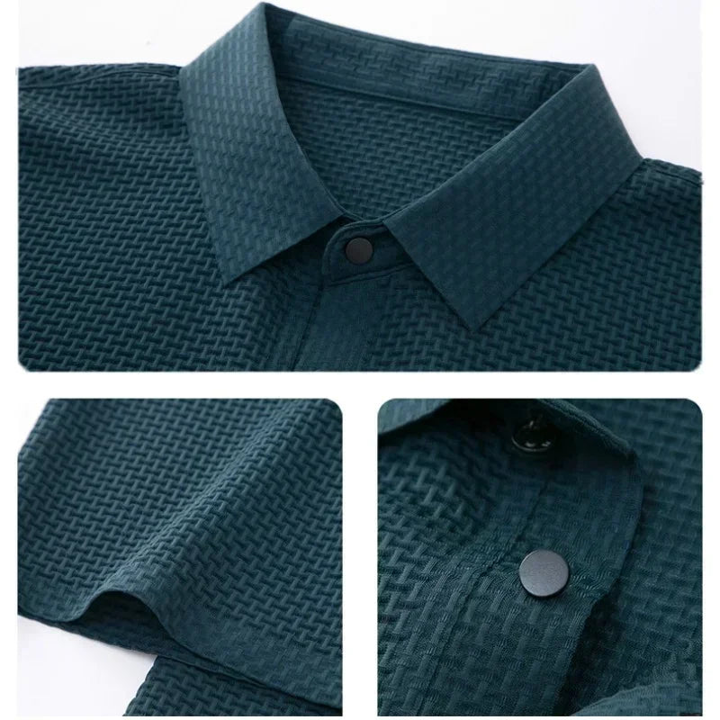 Prestigio Silk Polo Shirt (Wrinkle-Resistant)